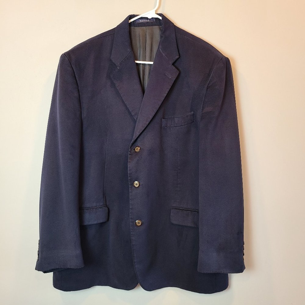 Chaps Ralph Lauren Blazer 46 R Suit Jacket Blue